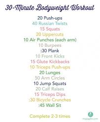 30 Minute Home Bodyweight Workout This Will Help Me Get Through The Coming Weeks Of Work Travel While I Do Bodyweight Workout Mommy Workout 30 Minute Workout