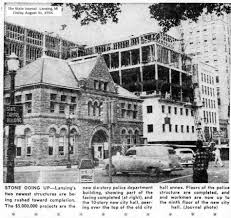 City Hall And Police Dept Under Construction Found By Mason Christensen 1956 08 31 Lansing Mi With Images Lansing Mi Lansing City Hall