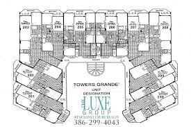 Towers Grande Condo Floor Plans Daytona Beach Shores Oceanfront Condos For Sale Floor Plans Condo Floor Plans Daytona Beach Shores