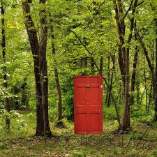 Red Door In Summer Red Door Nature Indoors Woodland Garden