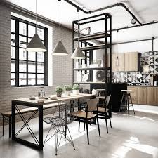 The Industrial Interior Design What You Should Know About It Dining Room Industrial Scandinavian Dining Room Industrial Dining Room Lighting