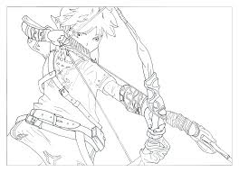 Manga Link Breath Of Wild Manga Anime Coloring Pages For Adults Just Color Coloring Pages Coloring Pages Inspirational Zelda Drawing