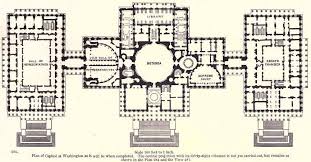 Proposed Floor Plan Us Capitol Building 1891 Floor Plans Vintage House Plans Capitol Building