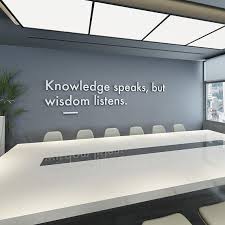 Wisdom Listens 3d Wall Art Office Decor Office Wall Art Etsy Office Wall Art Corporate Office Design Meeting Room Design
