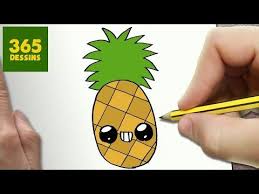 Comment Dessiner Ananas Kawaii Etape Par Etape Dessins Kawaii Facile Youtube Ananas Dessin Dessin Kawaii Dessin Vampire