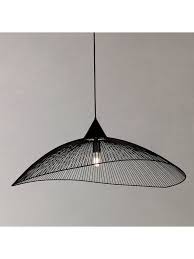 John Lewis Partners Hiko Large Ceiling Light Black Ceiling Lights Large Pendant Lighting Black Ceiling Lighting