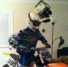 Early Helmet Cam Motocross Funny Motorcycle Humor Dirtbike Memes