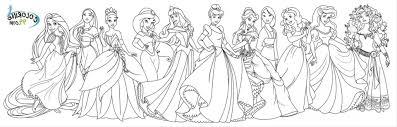 Disney All Princess Coloring Pages For Adults To Print Free Printable Dress Dialogueeurope