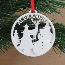 Personalised 3d Christmas Bauble With Free Uk Shipping Christmas Decorations Handmade Christmas Decorations Christmas Decorations To Make
