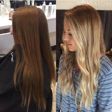 Brunette To Blonde Hair By Jordynf Ellesalon Brunette To Blonde Dyed Blonde Hair Dying Hair Blonde
