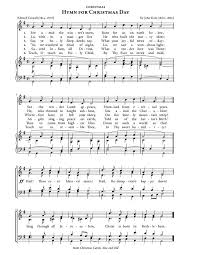 Hymn For Christmas Day Christmas Carol Purple Kitty Christmas Sheet Music Christmas Piano Sheet Music Music Notes