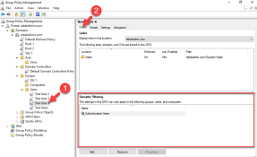 Group Policy Security Filtering Technical Blog Rebeladmin