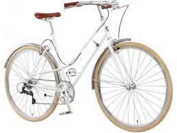 8 Gang Retro Damenfahrrad In Weiss Damenfahrrad Fahrrad Vintage Fahrrad