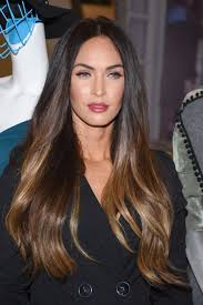 Megan Fox Hair Balayage Straight Hair Megan Fox Hair Brown Ombre Hair