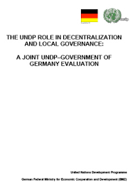 United Nations Development Programme Evaluation