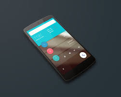 Glassed L Android Homescreen By Empol Mycolorscreen Android Material Design Screen Design Homescreen