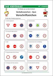 Online Quiz Verkehrszeichen Fur Kinder Von 8 12 Verkehrserziehung Grundschule Quiz Fur Kinder Fuhrerschein Lernen