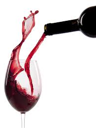 Polyphenols Pouring Wine Wine Glass Drawing Wine Photography