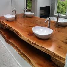 Bancada Jua De Madeira Macica Para Lavabo 120 X 40 Mesa De Madeira Rustica Banheiro De Madeira Banquinhos De Madeira