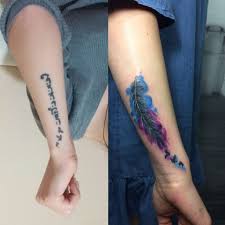 Cover Up Tattoo Kapatma Dovme Tu Dovmesi Feather Tattoo Cover Tattoo Feather Tattoo Feather Tattoo Design