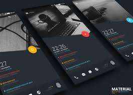 Material Theme For Klwp Android Design Phone Themes Material