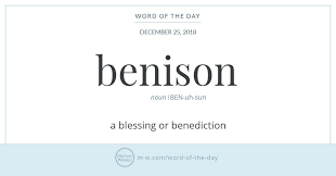 Word Of The Day Benison Uncommon Words Good Vocabulary Words Weird Words