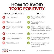 Alternate Phrases To Avoid Toxic Positivity Coolguides In 2020 Mental And Emotional Health Positivity Emotional Wellness