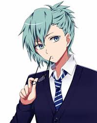 Blue Hair Glasses Anime Blue Hair Anime Boy Blue Anime Anime Guy Blue Hair
