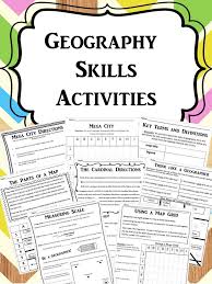 Geography And Map Skills Activities Social Studies Middle School Education Skills Teaching Social Studies