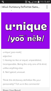 Miss Uniquewa Actually Dictionary Definitions Adjectives Definitions
