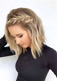 Easy And Cute Back To School Hairstyles You Must Try Cute Hairstyles Medium Length Hairstyle Prom Hairstyles For Short Hair Short Blonde Haircuts Hair Styles
