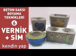 Beton Saksi Boyama Teknikleri 6 Sim Vernik Concrete Pot Painting Techniques 6 Tinsel Varnish Youtube 2020 Saksi Painting Youtube
