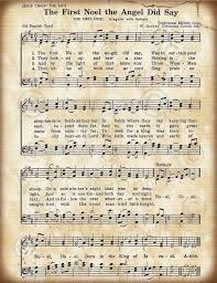 The First Noel Christmas Christian Sheet Music Hymn By Vrvgraphics Christmas Carols Songs Christmas Sheet Music Sheet Music