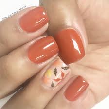 Fall Leaves Nail Art Design Simple Fall Nails Thanksgiving Nails Fall Nail Art Designs