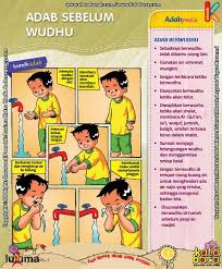 Adab Sebelum Wudhu Tertawa Anak Membaca