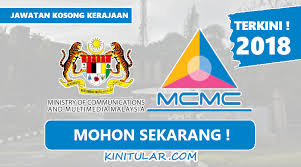 Jawatan Kosong Malaysian Communications And Multimedia Commission Mcmc Oktober 2018 With Images Malaysia