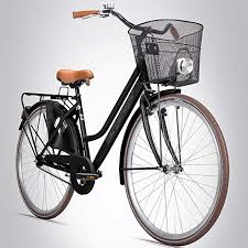 Bergsteiger Amsterdam 28 Zoll Damenfahrrad Ab 150 Cm Korb Fahrrad Licht Damen Citybike Mit Rucktrittbremse Hollandrad Im Damenfahrrad City Fahrrad Fahrrad