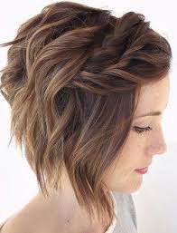 40 Gorgeous Braided Hairstyles For Short Hair Short Hair Updo Short Wavy Hair Short Hair Styles