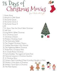 25 Days Of Christmas Movies With Free Printable List Christmas Movies List Christmas Playlist Christmas Movie Night