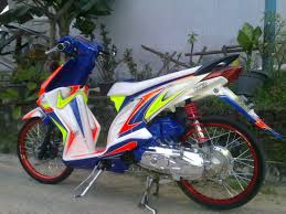 Contoh Hasil Modifikasi Motor Honda Beat Terbaru 2015 Motor Honda Lowrider