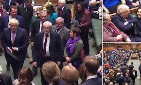 Boris Johnson Cheered Into The Commons Chamber As Parliament Returns Boris Johnson Mr Johnson Female Presidents