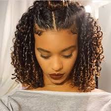 Such A Pretty Style On Chelliscurls You Could Achieve A Similar Look With A Flexirod Set Natural Hair Styles Curly Hair African American Curly Hair Styles