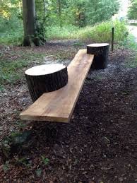 Banc Fait Avec Des Buches Idees Jardin Decoration Jardin Deco Jardin