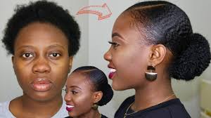 She Did It Again Sleek Faux Bun On Short 4c Natural Hair Tutorial Youtube Natural Hair Ponytail Natural Hair Tutorials 4c Natural Hair