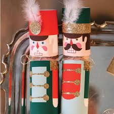 Diy Nutcracker Christmas Cracker Kit For 10 Christmas Crackers Nutcracker Christmas Christmas Hat