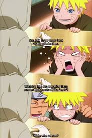 Wouldn T It Be Fun Watching Them Scream Their Heads Of Like Eeek Such A Cute Moment Prankster Naruto Naruto Funny Naruto Naruto Comic