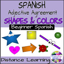 Spanish Adjective Agreement In 2020 Adjectives Distance Learning English Teaching Resources