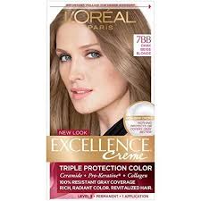 L Oreal Paris Excellence Creme Permanent Hair Color 7bb Dark Beige Blonde Beige Blonde Loreal Loreal Paris
