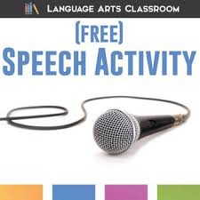Public Speaking Activity Implement In Any Speech Class Tomorrow Public Speaking Activities Speaking Activities Language Arts Classroom