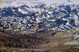 The Himalayan Mountain Range With Mount Everest As Seen From The International Space Station Looking South South East Over The Mount Everest Everest Himalayas